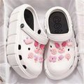 2024 new clogs: chunky platform, height increasing, non-slip, durable, beach-ready, cute cartoon, breathable, closed-toe sandals & slippers for women - summer collection