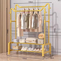 Upgraded cat ear model, double-layered double-pole model, 130cm accessible luxury gold four-sided hook