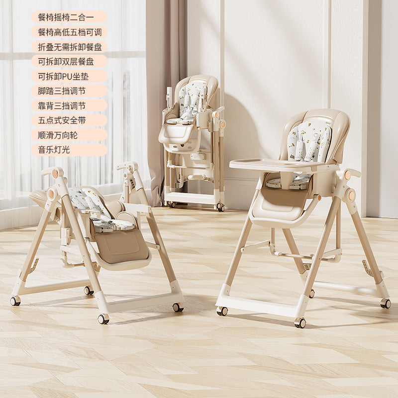 Baby Portable Multifunctional Chair Foldable Household Baby Dining Chair Baby Dining Table Chair Children's Dining Seat Free Shipping