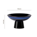 Japanese retro high-style fruit bowl - perfect for home living room, dried fruits, snacks, desserts, cakes, pastries, and candies - ceramic