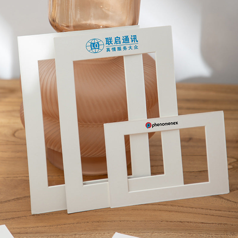 Photo frame, photo wall lined with white cardboard, picture frame mounted 7810-inch 1216-inch A4A34K8K cardboard manufacturer customization