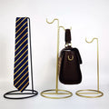 Simple double hook bag rack bag display rack floor-standing men's and women's handbag support bag rack display props jewelry rack