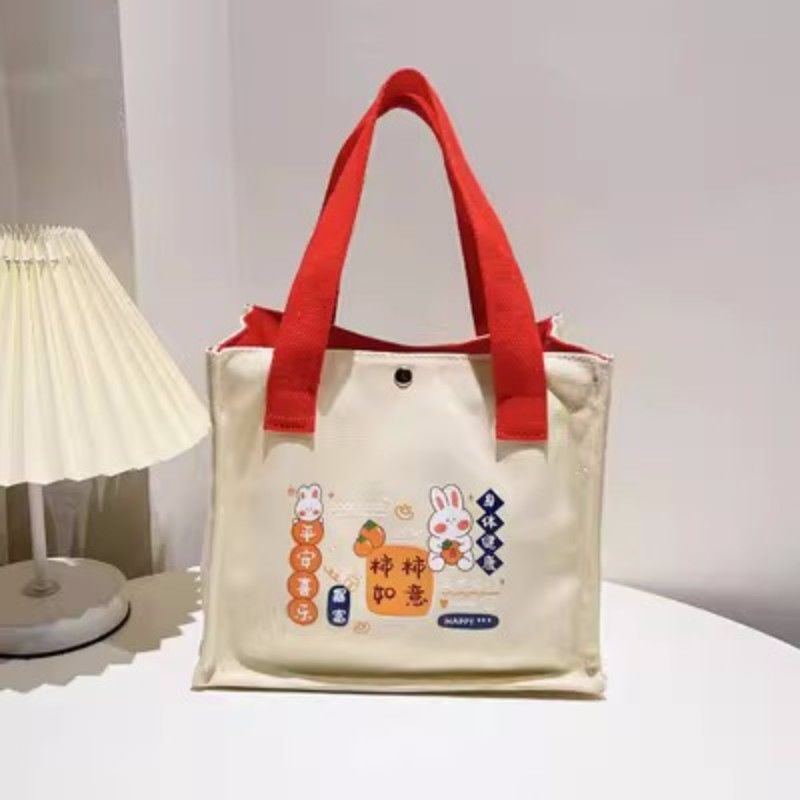 New arrival canvas bag shishi ruyi satchel bag small square bag fashioncasualcute lunch bag satchel bag hand bag