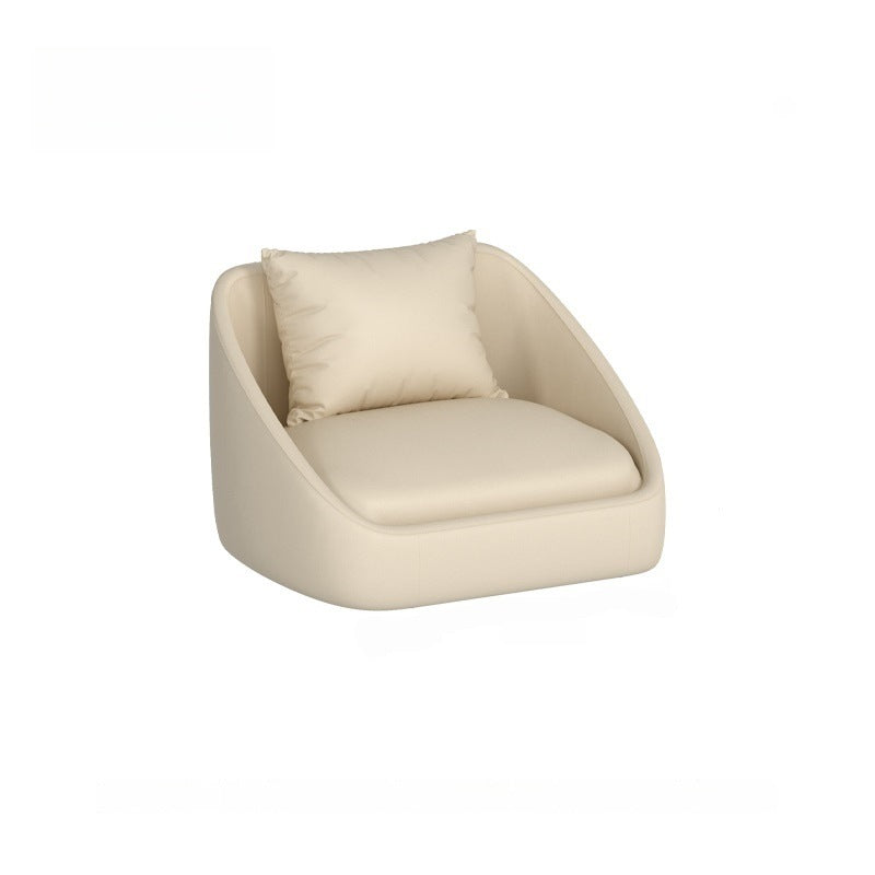 Designer sofa set for milk tea shops, cafes, dessert parlors, booth restaurants, bbq restaurants, and snack shops - creamy style table and chair combination