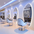 Hairdressing shop mirror table popular perm and dye hanging mirror hair salon special beauty mirror floor-standing hair cutting mirror hair salon special mirror