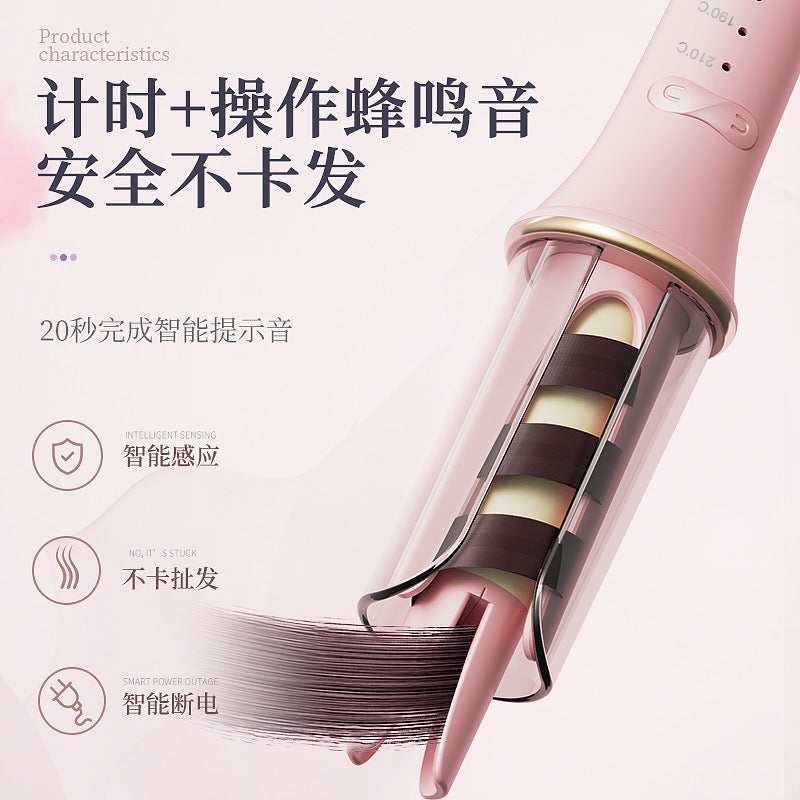 new arrival fully automatic curling wand handy gadget large roll lazy big wave negative ion perm curling iron electric spin