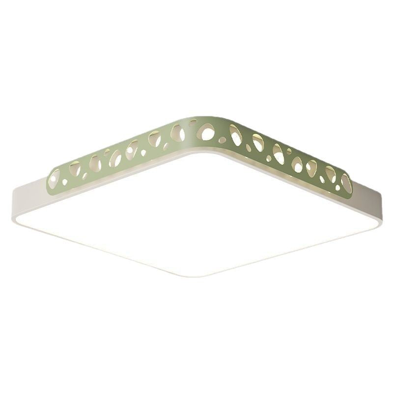 [Strict selection] 2025 new living room lamp simple modern atmosphere rectangular led ceiling lamp round lamp