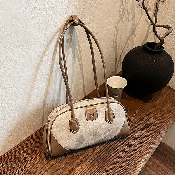 This year's popular Boston bag autumn and winter large capacity 2025 new high-end women's niche shoulder handbag
