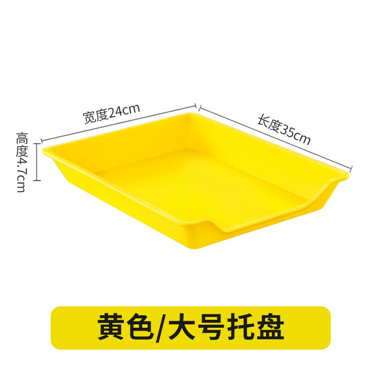 Plastic tableware colorful plastic plate malatang buffet selection plate barbecue plate skewers fragrant preparation plate tray