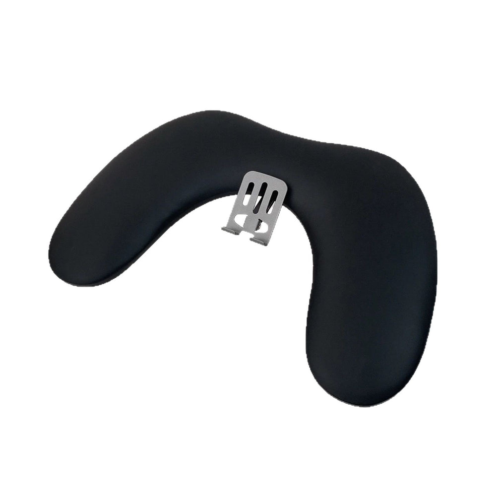 New nail art foldable hand rest with phone holder - u-shaped, tiltable, soft desktop arm support tool, perfect for salon use