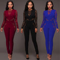 L9831 special offer: no returns or exchanges. please purchase with care. cross-border  fashion women's sexy lace jumpsuit