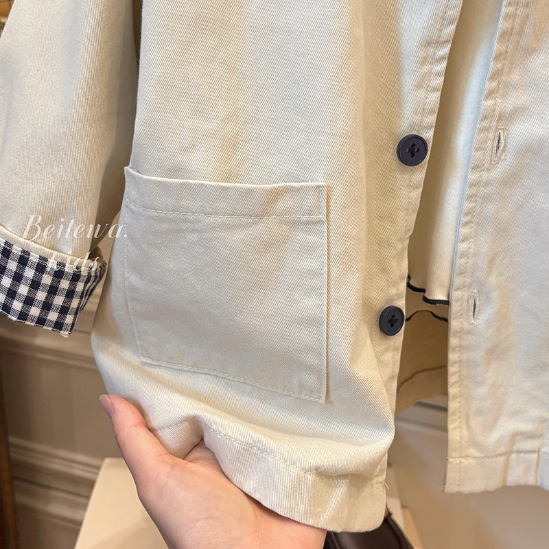 New children's outerwear: versatile spring/autumn trench coats for boys and girls - korean style casual fashion for kids
