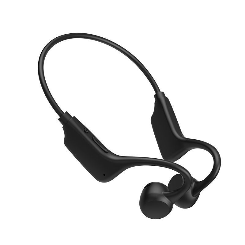 Wireless bone conduction bluetooth headphones, non-in-ear, long battery life, universal sports, semi-in-ear
