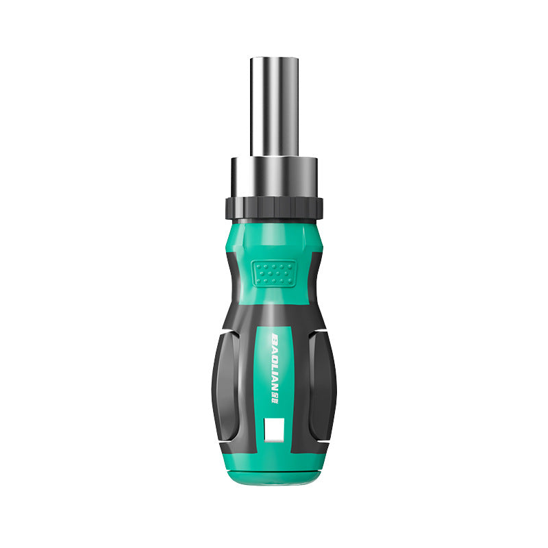 Baolian ratchet screwdriver multi-function one-word cross dual-purpose screwdriver for home labor-saving tool mini small screwdriver