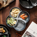 Japanese retro dessert plate - stylish & practical for home use - perfect for single servings, breakfast, snacks, and desserts