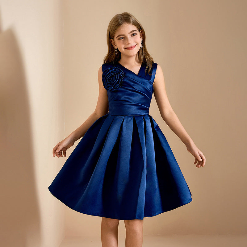 Yimingzhi export style girls' formal dress  new flower girl runway piano performance costume dance dress