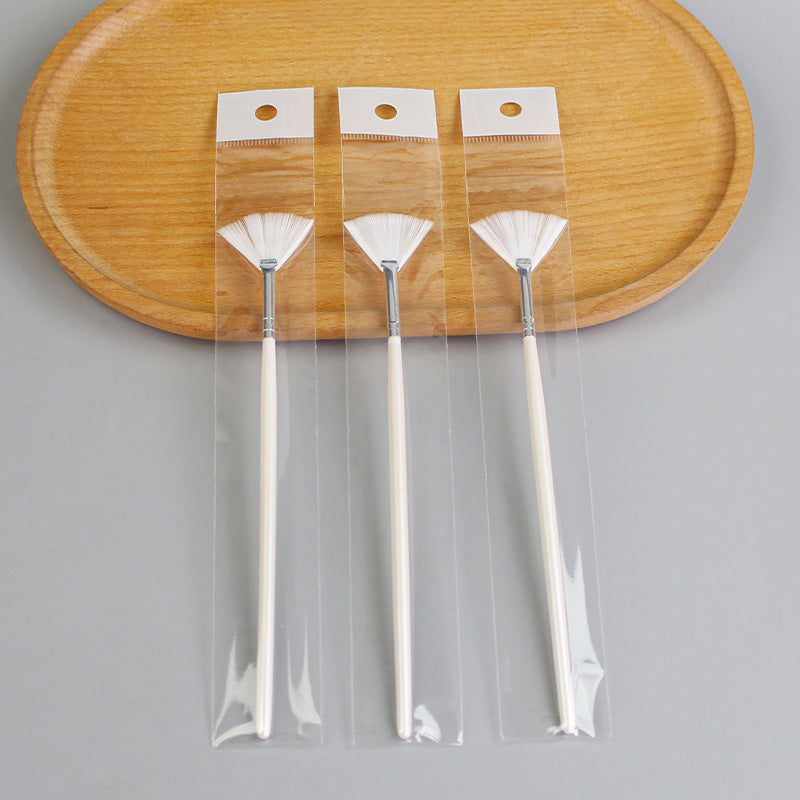 Beauty tools fan-shaped brush fruit acid brush makeup brush beauty mask brush modification essence brush single bag wholesale