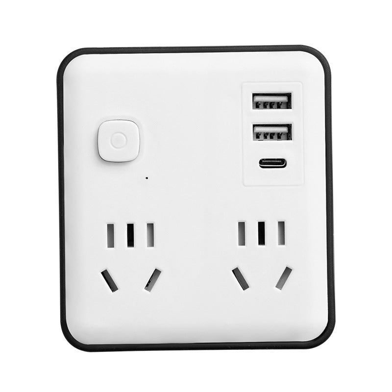 Socket converter multi-hole plug strip power strip wiring board expansion multi-purpose function plug splitter student dormitory