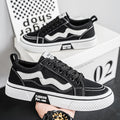 Men's canvas shoes 2025 new winter anti-slip athletic sneakers summer breathable red versatile casual men's shoes