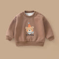 Baby sweatshirt boys and girls autumn clothes long sleeves children's spring autumkids round neck baby style tops bottom shirt