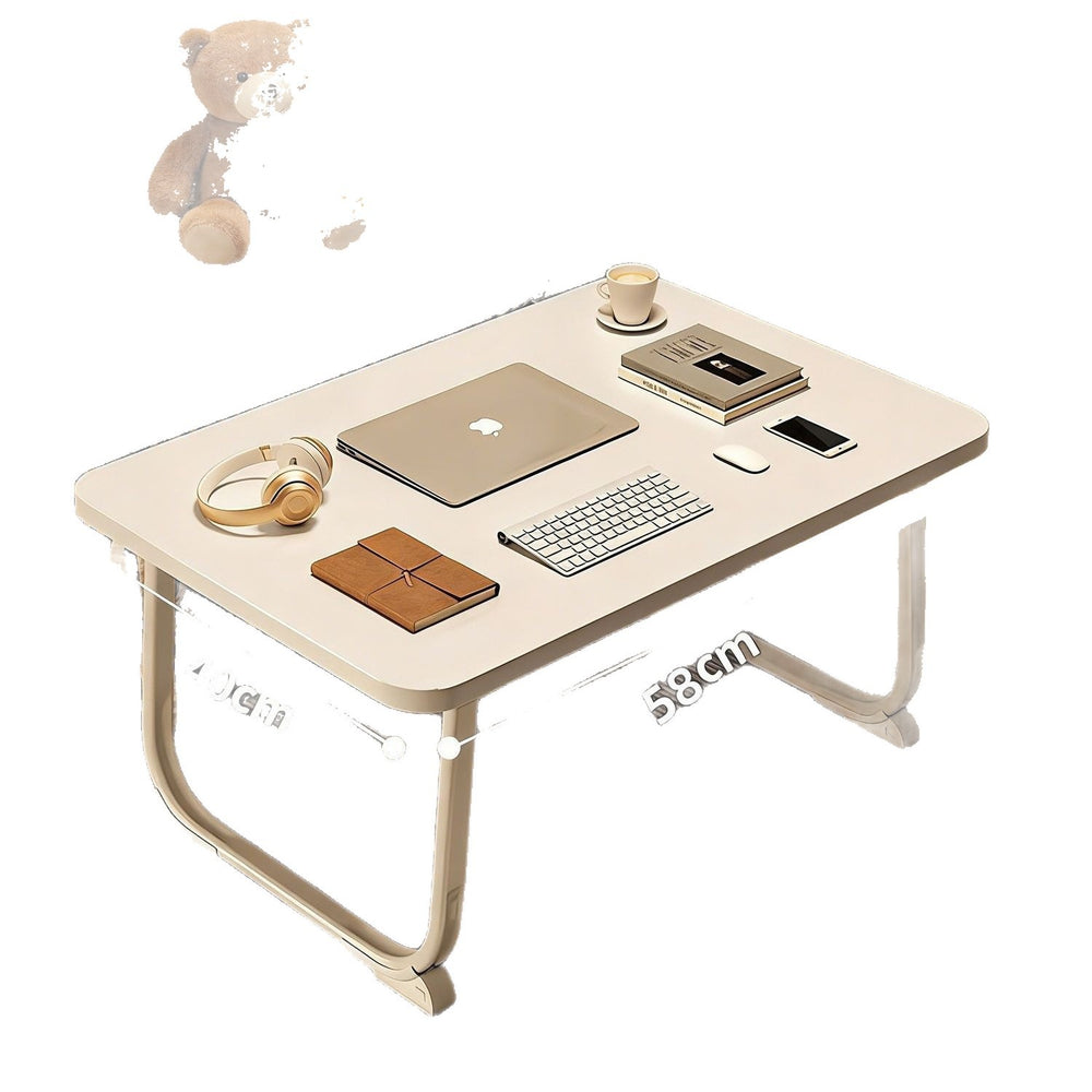 Bedside desk folding small table student dormitory writing desk dorm room essential laptop table assembly-free