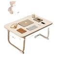Bedside desk folding small table student dormitory writing desk dorm room essential laptop table assembly-free