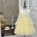 Girls' dress - new autumn  collection: stylish and sweet mesh skirt, chanel-inspired patchwork dress with bow detail, perfect for special occasions