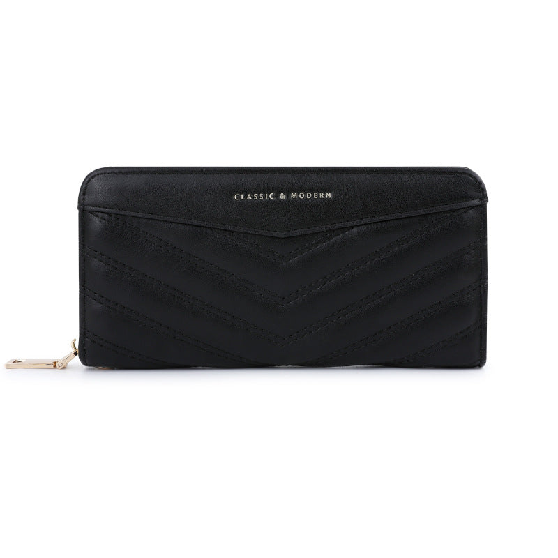 2024 Telian new fashion  clutch bag wholesale, large capacity embroidery thread women's wallet