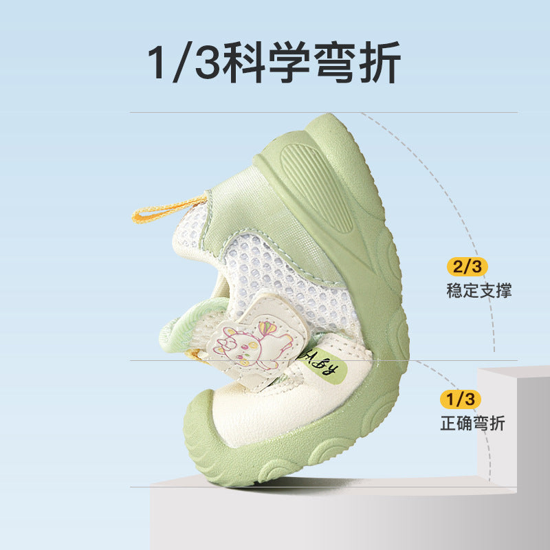 Toddler shoes for boys, summer sandals, infant soft-soled functional cartoon shoes, baby shoes for ages 1-3, children's shoes