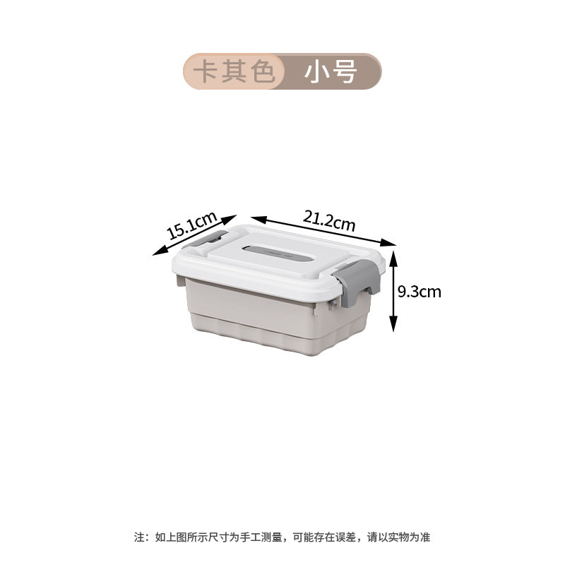 Storage Box Plastic Clothes Organizing Box Covered Portable Storage Box Extra Large Household Toys Snack Storage Box