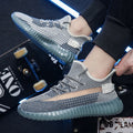 2025 winter new men's mesh canvas sneakers - trendy, versatile, casual korean style, athletic skate shoes, cloth shoes