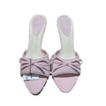 Za2024 summer new bowknot decorated high heel slingback sandals - women's outerwear