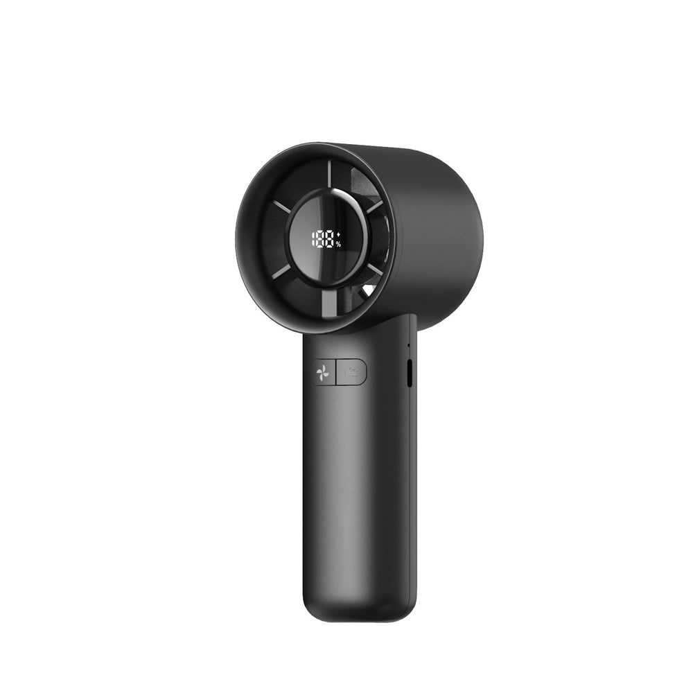 2025 new high-speed handheld fan, aluminum alloy semiconductor cooling fan, usb mini foldable desktop fan
