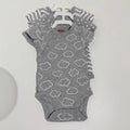 Export original order infant male and female baby slanted button pullover pure cottonprinting half-sleeved bottom triangle khaki