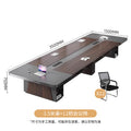 3.5m table+12 conference chairs