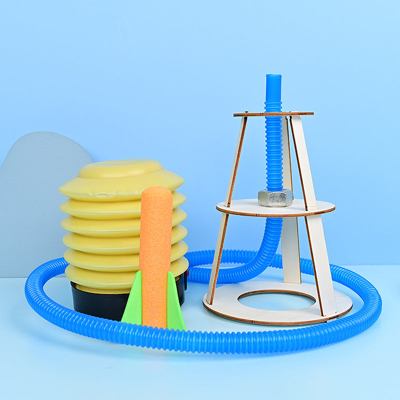 Upgraded version of bazooka children's creative gizmo science experiment DIY handmade puzzle classroom small production teaching aids