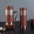 Wholesale yixing zisha (purple clay) office cups: premium zisha inner liner, high-end gift, powder-coated finish (fade-resistant), personal tea brewing