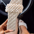 new women's handmade beaded slide sandals - sweet, girly, fairy style flat heel slippers for export