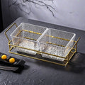 Nordic light luxury plastic beauty salon fruit snack plate snack tea snack sugar ktv dried fruit plate high appearance storage