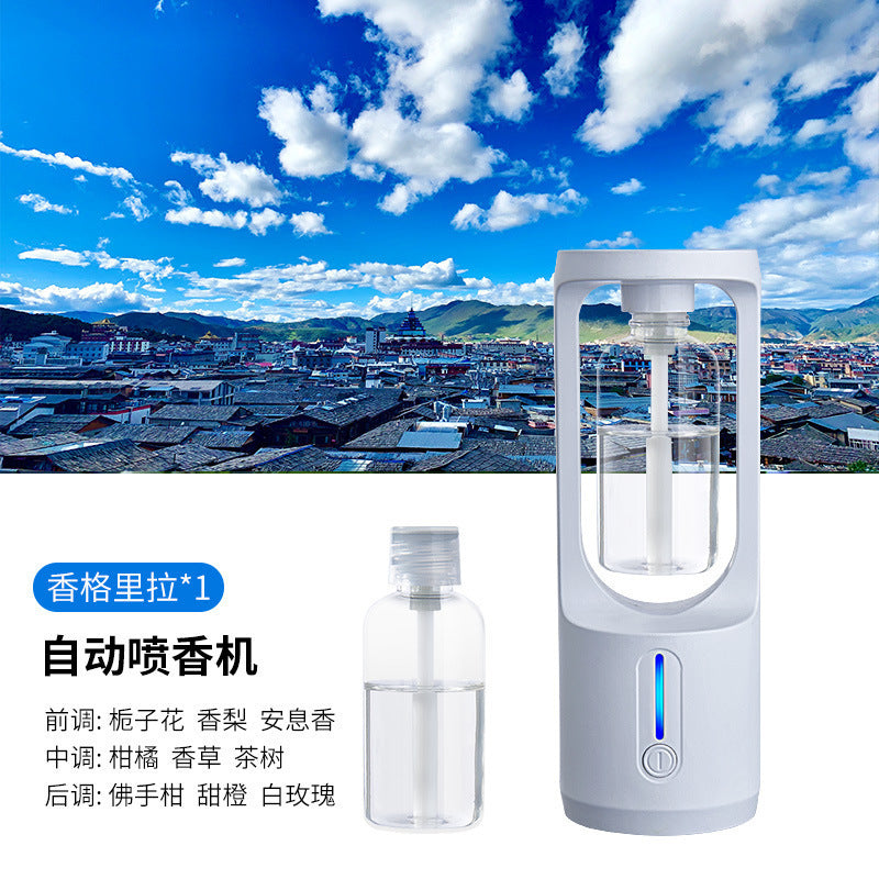New automatic scent diffuser for home, hotel, humidifier, bedroom, bathroom - smart aroma diffuser, mist diffuser, cross-border e-commerce