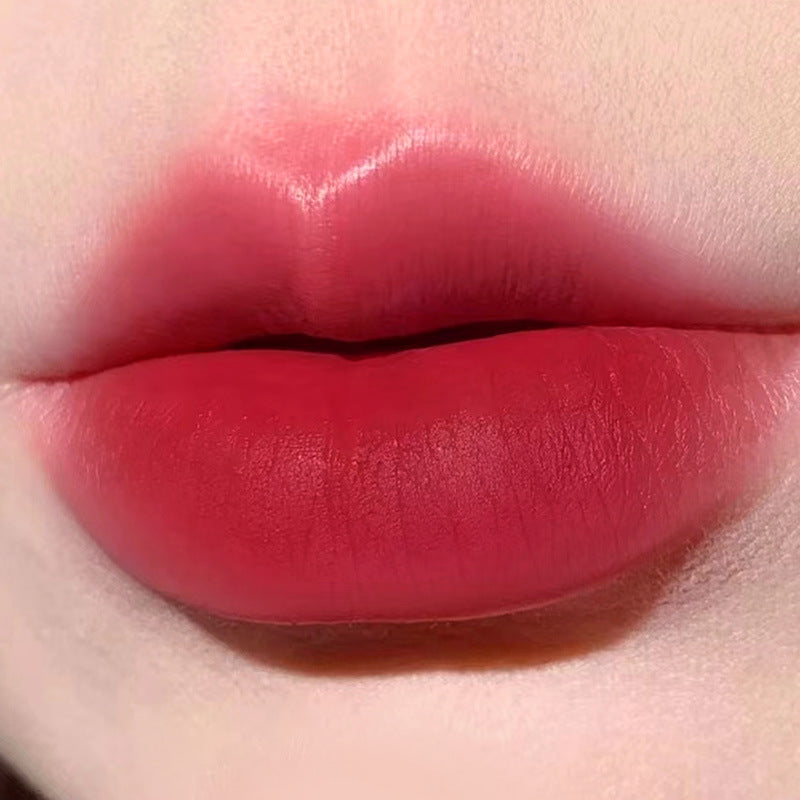 HERORANGE~ Cold Brown Milk Mud Lip Glaze Matte Velvet Matte Surface Plain White Color Lipstick Mud Student Lip Gloss