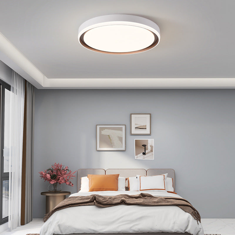 Zhongshan round ceiling lamp wrought iron acrylic 36W living room study bathroom balcony corridor lamp bedroom chandelier