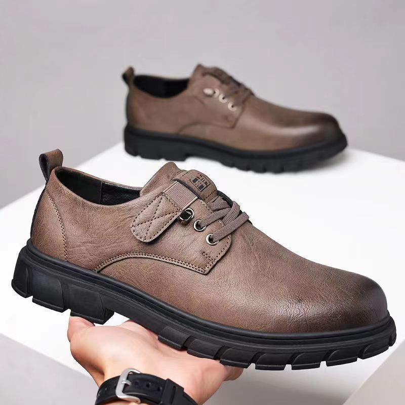 New men's handmade stitching casual shoes - trendy, versatile skate shoes - korean style fashion sneakers