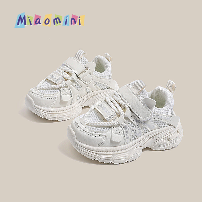Kids' athletic shoes - new spring/autumn collection - casual mesh sneakers for boys and girls - breathable, chunky sneakers for toddlers and young children - baby running shoes