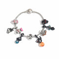 Halloween skull bracelet wholesale european and american cross-border jewelry pendant female european niche design devil's eye bracelet