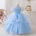 Ready-to-ship, hot-selling girls' dresses: flower girl dresses, wedding dresses, evening gowns. elegant, high-end runway style, little girl's accessible luxury dresses
