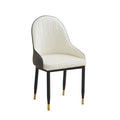 Luxury custom leather stool for home - modern minimalist design, direct from factory, nordic dining chair for living room and dining area