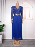 hot diamond v neck banquet evening dress  african women's plus sizeelegantelegancedress