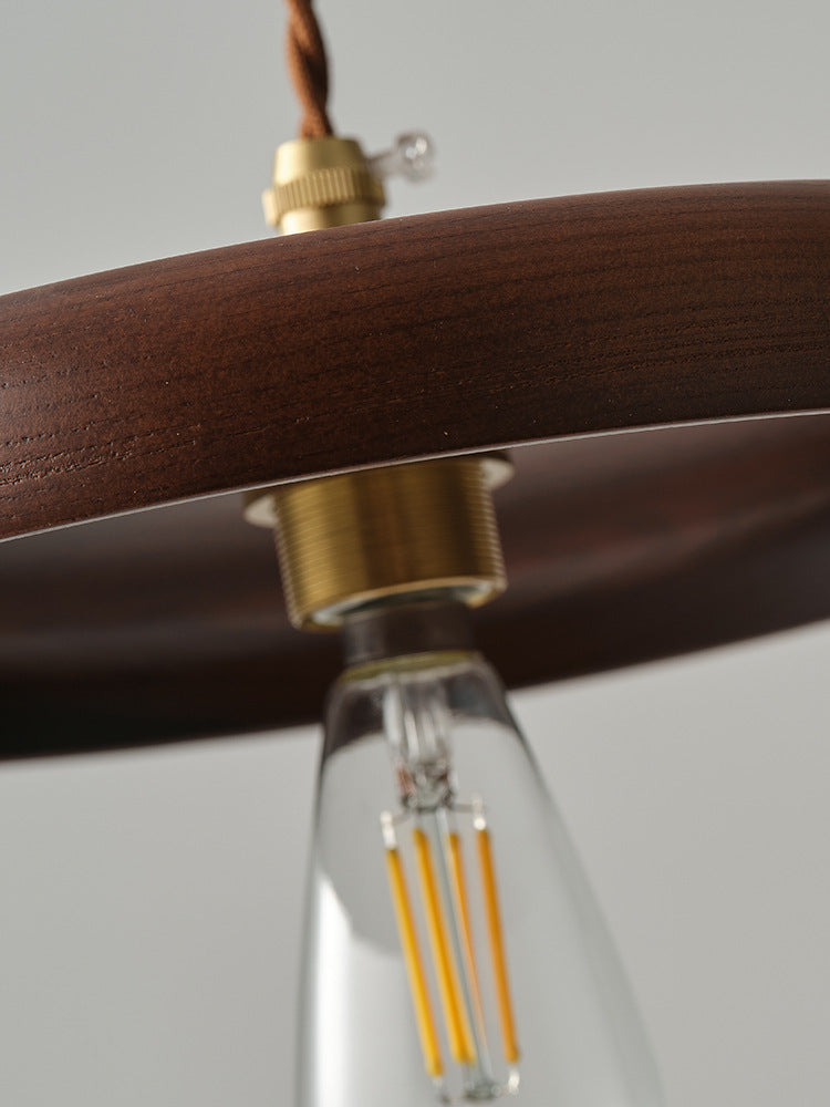 Vintage Chinese-style restaurant chandelier American coffee room bar counter Japanese-style dining table small chandelier bedside lamp