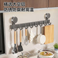 Suction cup kitchen hook, punch-free hanging rod, bathroom wall storage rack, toilet hook, wall-mounted wall artifact
